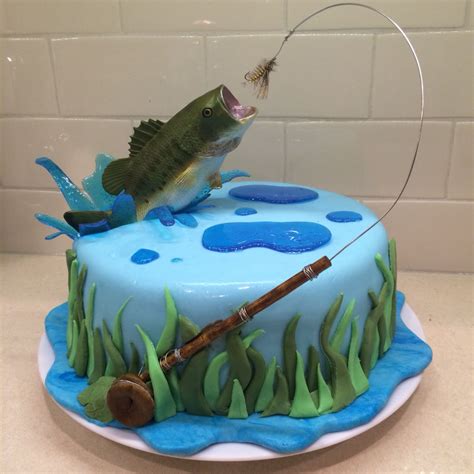 fish birthday cake